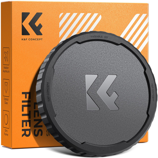 K&F CONCEPT 가변 ND 필터 실리콘 소프트 캡 필터 커버 필터캡 렌즈캡, 1개, 77mm