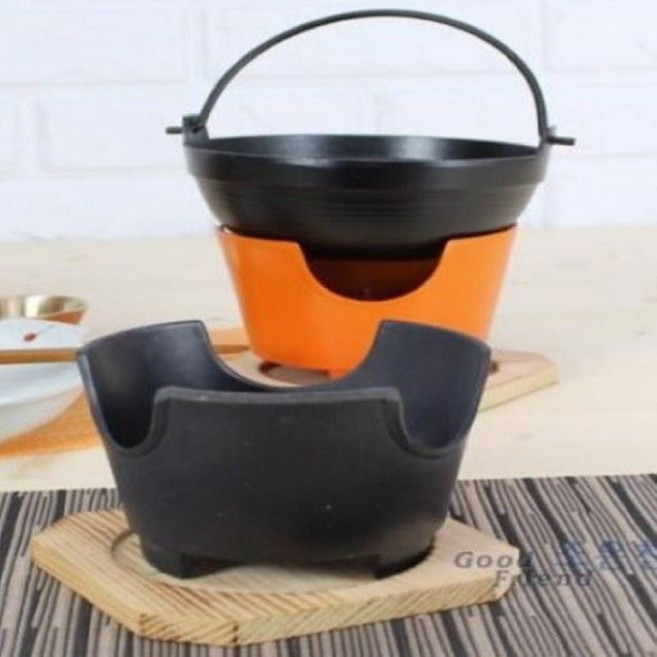 국산 미니화로 받침 세트 경질 미니 고기 그릴 불판 화로대 소형 캠핑 가정, 1개