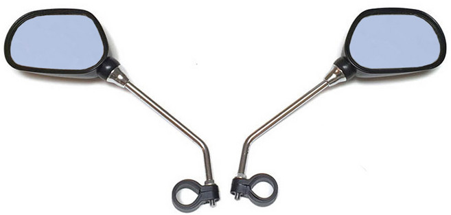 위너리스 프리미엄 자전거 사이드미러 2P 안전한 라이딩 반사판 백미러, 1세트, 상세 설명 참조