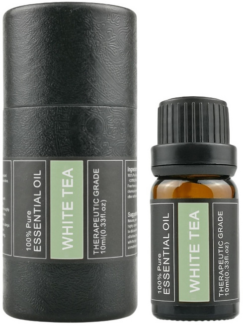 100 순수 에센셜오일 디퓨저용 수면 아로마오일 원액 화이트티향 10ml, 1개