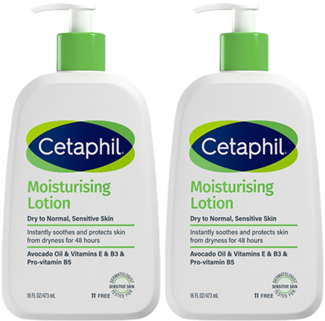 세타필 모이스춰라이징 로션, 473ml, 2개