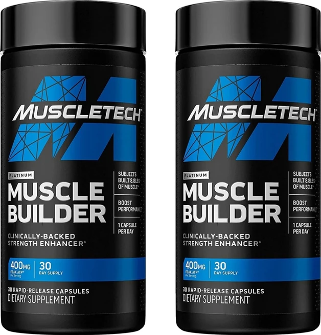 머슬테크 머슬 빌더 래피드 릴리즈 캡슐, 2개, 30정 - 쿠팡
