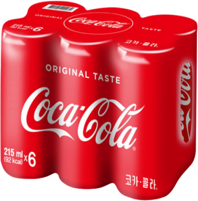 코카콜라, 215ml, 18개