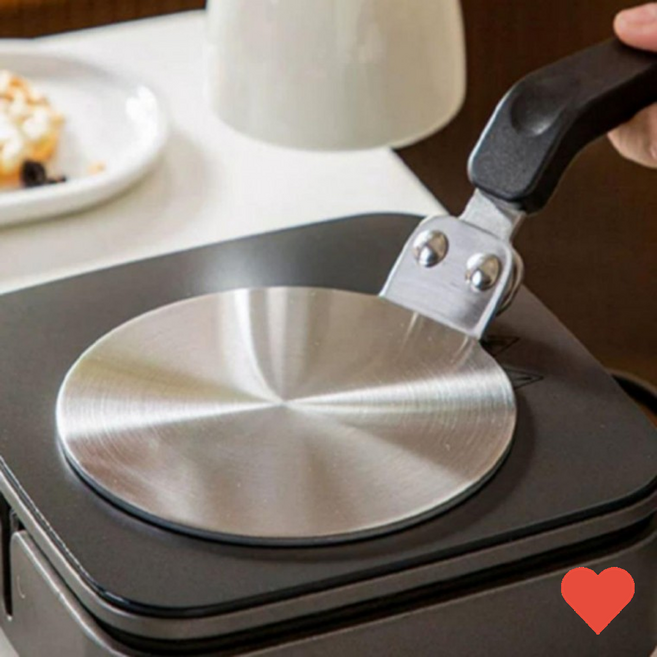 커피용품 모카포트 플레이트 받침 인덕션 팬 어댑터 가열판, 고급형인덕션팬-13cm