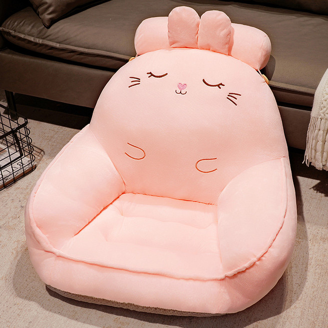 귀여운 의자 쿠션 좌석 쿠션 등받이 일체형 바닥 푸톤 게으른 사람 좌석 덩어리 침실 창가 가정용 바닥 소프트 쿠션 두꺼운