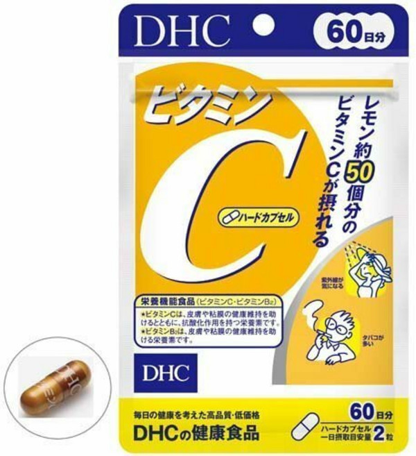 DHC 비타민C 일본내수 120정 (하드캡슐), 1개, 1회분