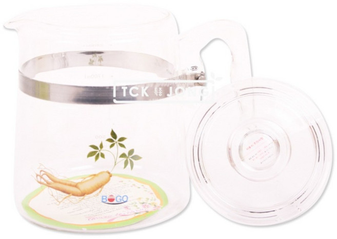 대용량 유리 티포트 주전자 약탕기 (3L) 기계 중탕 추출 전기 스마트 홍삼