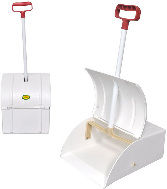 쓰레받이 청소도구 P 자동쓰레받기, 1개