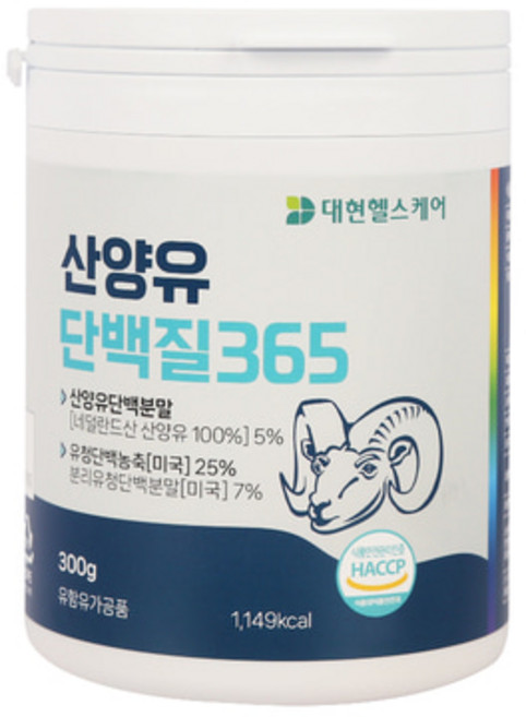 대현헬스케어 산양유단백질 365 (통)300g, 300g, 1개