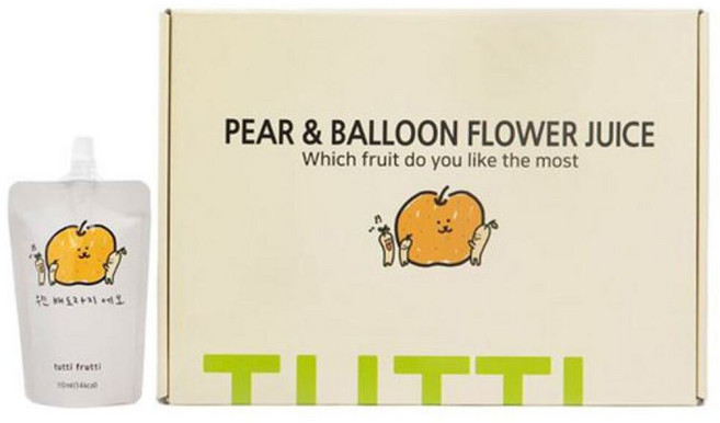 뚜띠프루티 우린 배도라지에오 배도라지즙 30개, 110ml