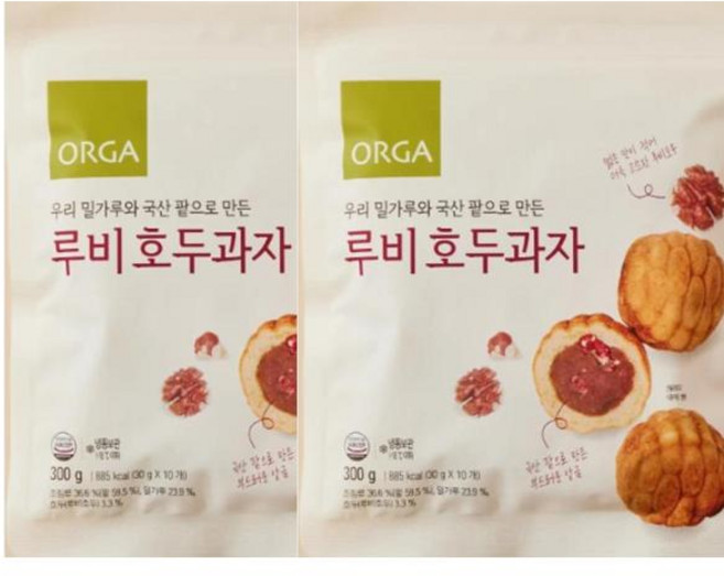 풀무원 루비호두과자 300g 2개