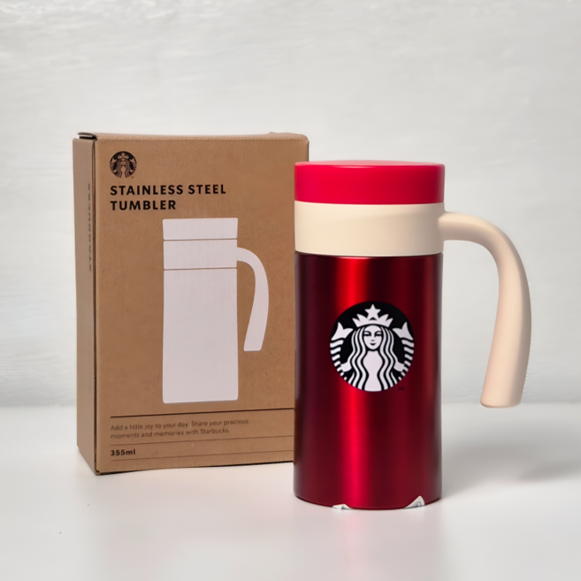스타벅스 SS 뉴포트 레드 텀블러 355ml, 1개