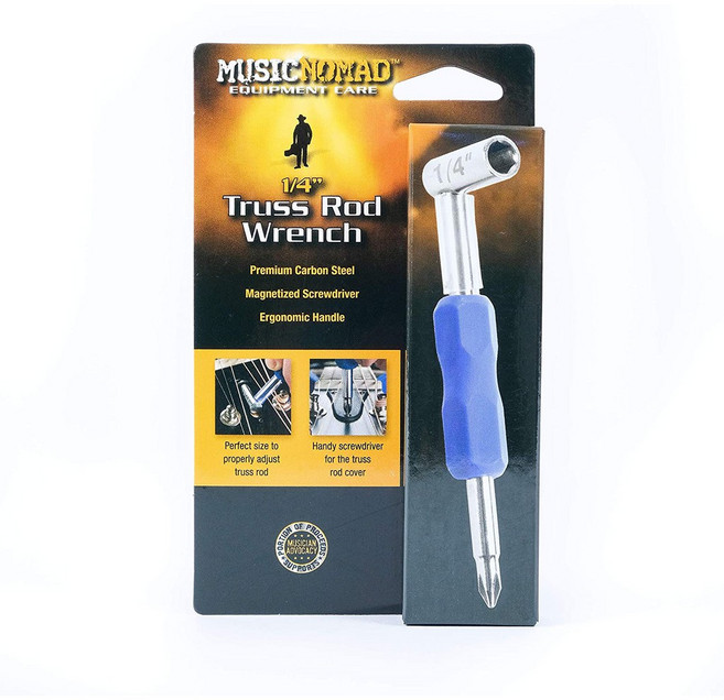 Music Nomad 1/4英吋 琴頸調整工具 內六角套筒板手, 1個