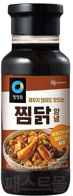 청정원 찜닭 양념, 500g, 1개