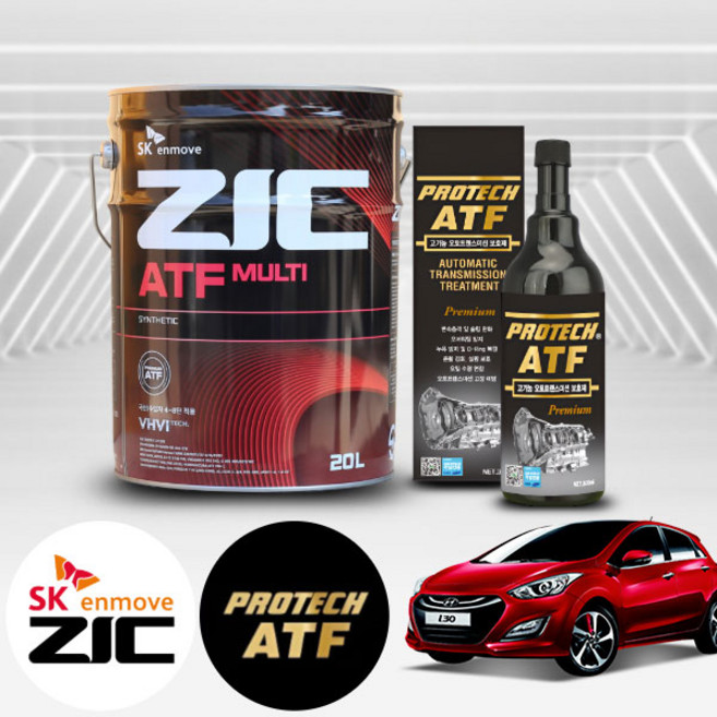 i30(뉴)(12~) 가솔린 지크 ATF 멀티 미션오일 20L+프로텍 미션보호제
