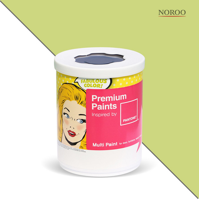 노루페인트 팬톤페인트 다용도용 멀티, 1개, 1L, 무광 12-0435 DaiquiriGreen