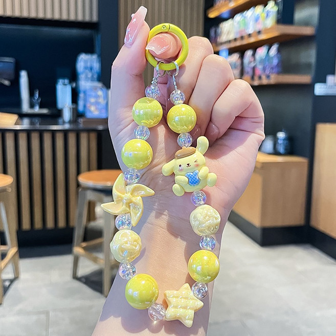 아이실린 다양한 스마트폰 손목 스트랩 투명 하트 키링 (34종), 1개, A-17