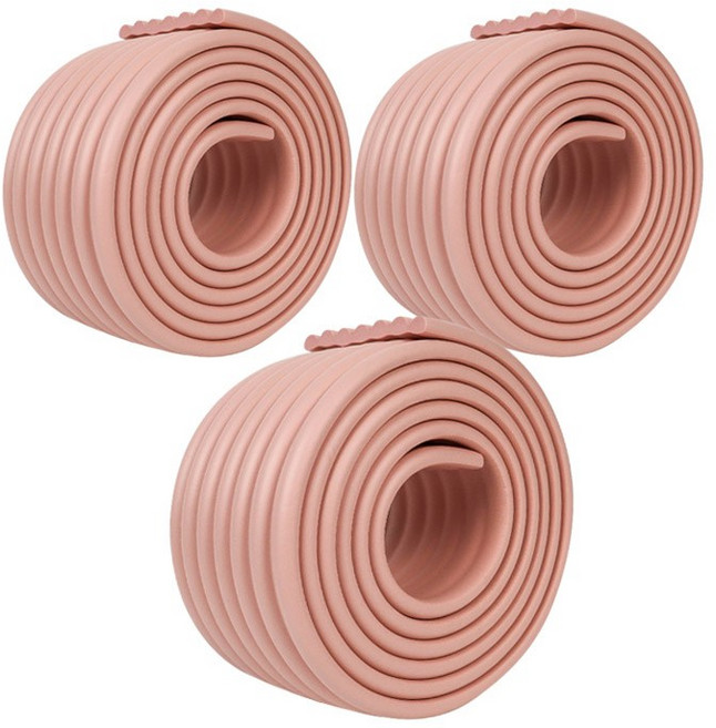 아이끌레 모서리 보호대 W형, 핑크, 3개