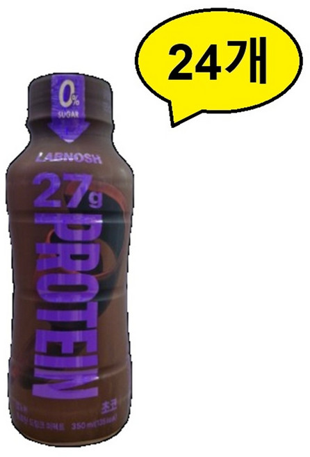 랩노쉬 프로틴 드링크 퍼펙트 초코, 24개, 350ml