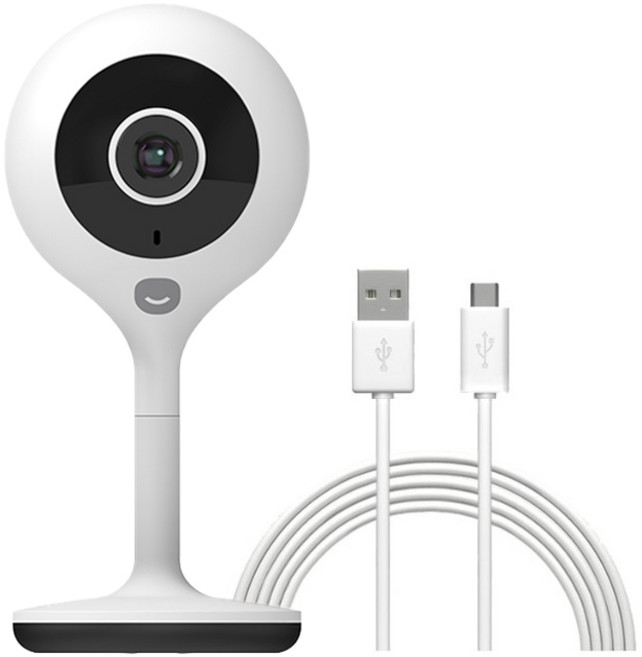 헤이홈 스마트 홈 카메라 실내용 + 케이블 3m, GKW-IC054