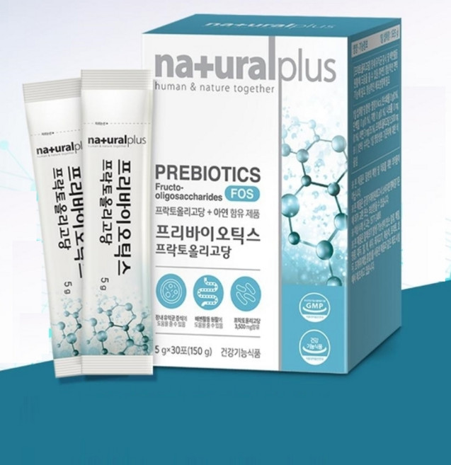 프리바이오틱스 FOS 남자 여자 성인 장내 유산균 영양제 30포, 1개, 5g