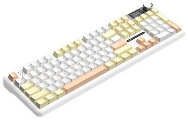 [AULA] 유 무선 블루투스 기계식키보드 독거미 F108Pro 한영 펀키스, 오로라 블랙 LEOBOG 세이야축