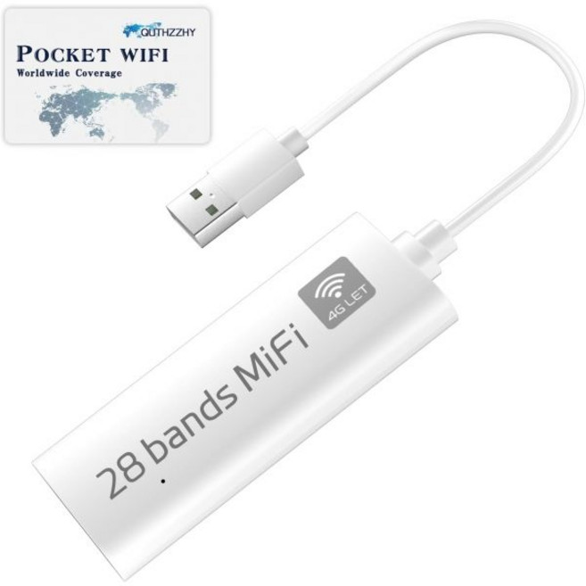 4G LTE 모바일 핫스팟 장치 여행용 휴대용 와이파이 200개 이상의 국가에서 사용 가능 6 USB 라우터 계약 없음 8대의 기기 연결 국제 여행 캠핑 자동차 RV용 포켓