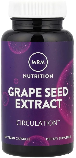 [정품보장]뉴트리션 그레이프시드 포도씨추출물 MRM 120mg 100정 X 1병, 1개 - 쿠팡