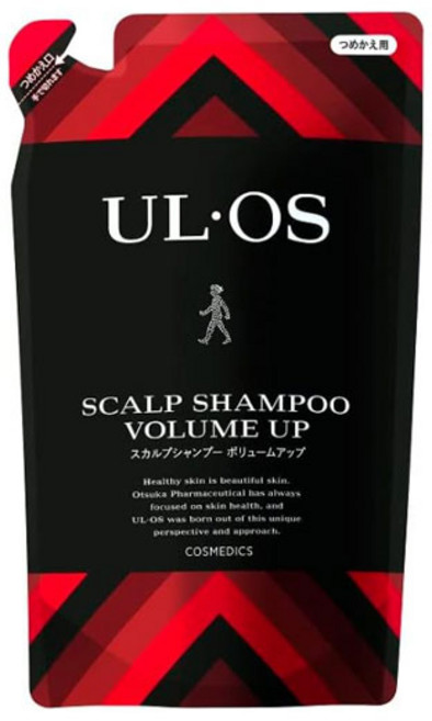 [오츠카제약] ULOS 우르오스 스칼프 샴푸 볼륨업 리필, 1개, 420ml