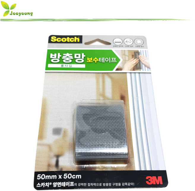 3M 방충망 보수테이프 롤타입 50mm x 50cm, 1개