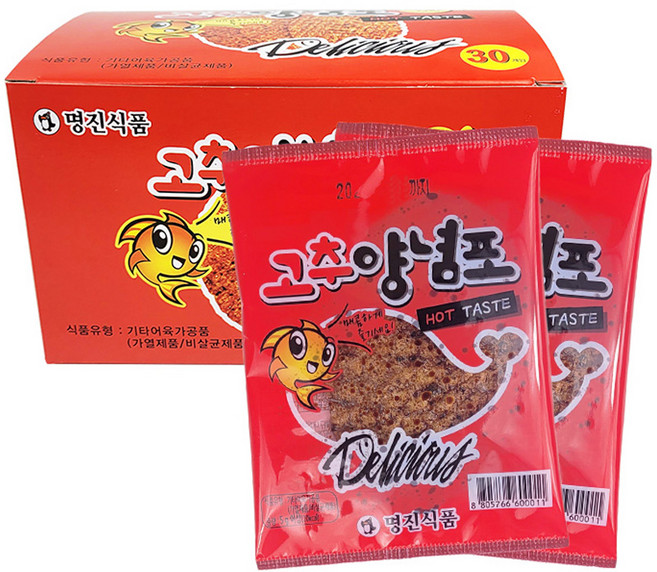 매콤한 추억의 고추양념포, 1개, 150g