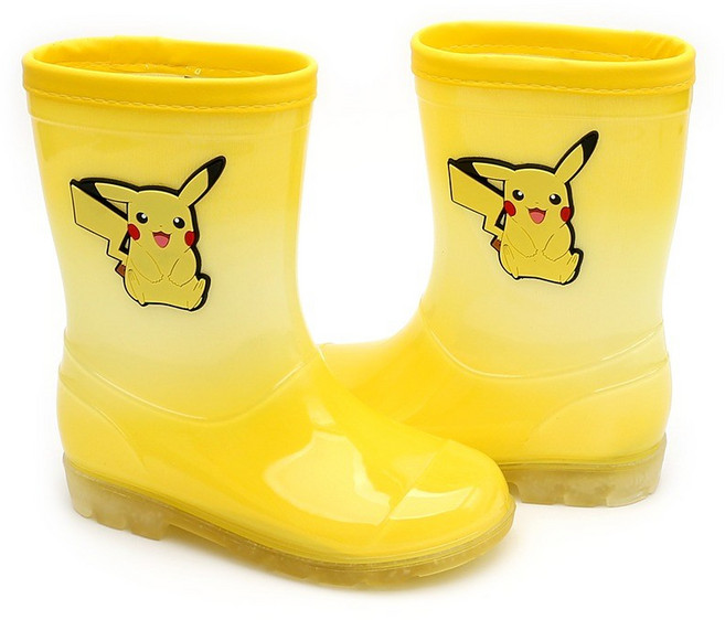 슈라모드 남아용 피카츄 라이팅 레인부츠