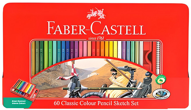 파버카스텔 일반 색연필, 60색, 1개