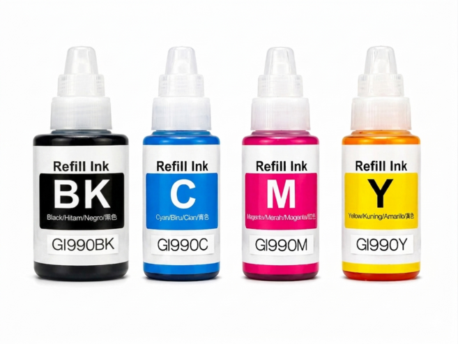 캐논 GI990세트 GI 990 재생세트잉크 GI-990 G1900 G2900 G3900 G4900 G1910 G2910 G3910 G4910 잉크, 1세트, 캐논 지아이 990 4색재생세트
