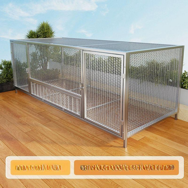 대형 닭장 날림장 만들기 양계장 철장 토끼장 겸용 넓은, 내추럴 두꺼운 밀집형 150 x 58x62