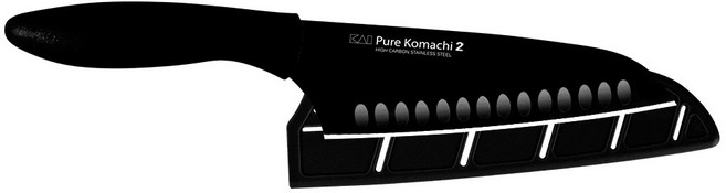 카이 퓨어 코마치칼2 이유식 칼, 블랙, 1개
