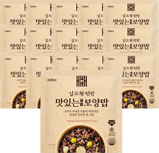 김소형 원방 본초 달인 밥물로 지은 저당 보양밥, 20개, 120g