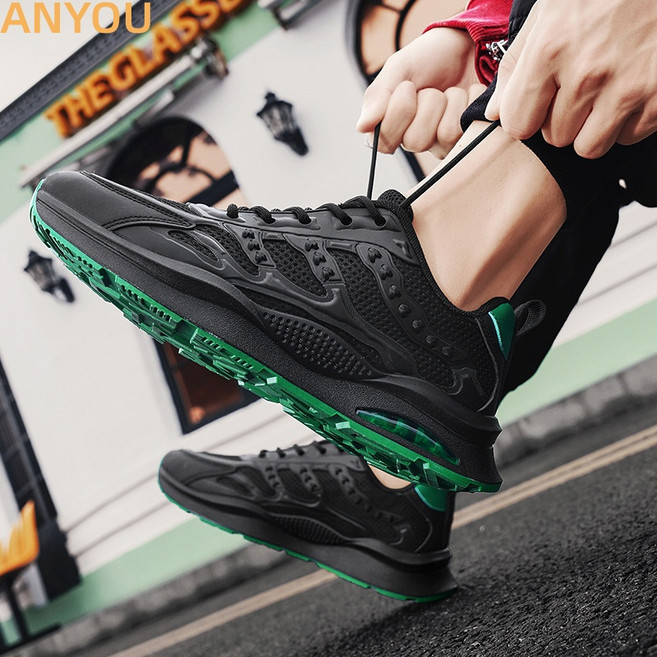 남성 편안한 운동화 에어쿠션 런닝화 워킹화 경량 스포츠화 런닝화 남성 운동화