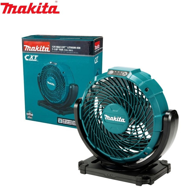 마끼다 12v 무선 선풍기 공업용 산업용 현장 작업 충전선풍기 CF100DZ 본체