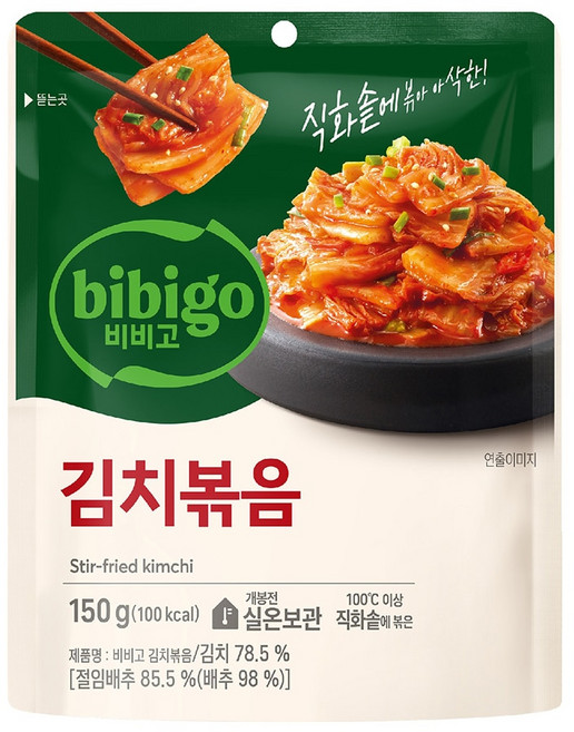 [비비고]김치볶음 150g 10봉, 10개