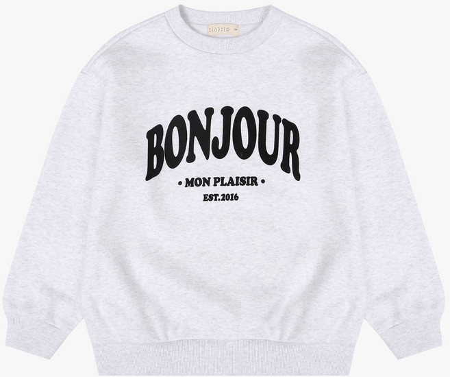 [일로딜로] 말랑 유니 기모 맨투맨 IDMA25WY1