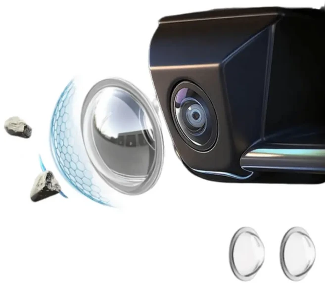 차량 카메라 렌즈 보호 커버 360도 후방카메라 보호캡, 투명, 4k360
