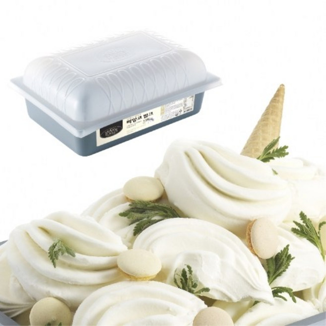 흥국F&B 젤라또 4kg 골라담기, 비앙코밀크, 1개