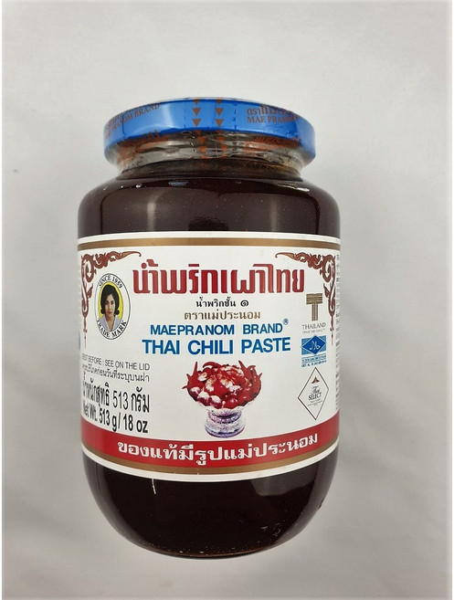 태국소스 메프라놈 칠리페이스트 114g 228g 513g MAEPRANOM THAI CHLI PASTE, 5개