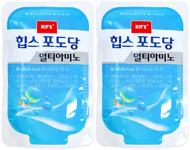 힙스 멀티아미노 ( ), 80ml, 2개 - 쿠팡