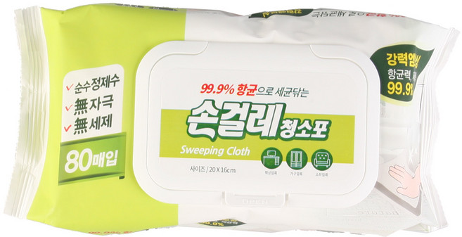 보냄 손걸레 청소포(소형) 80매, 1개