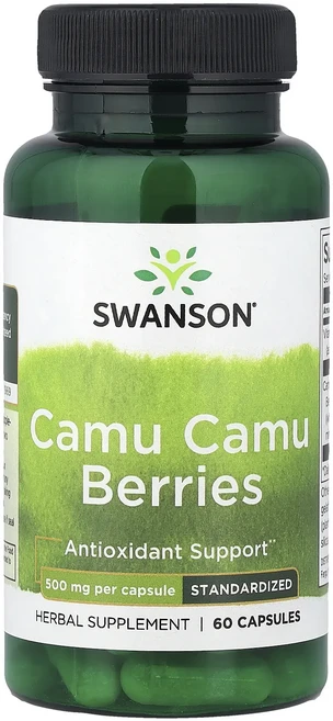 몸관리하세요 겨울입니다 Swanson 카무카무 베리 표준화 캡슐 60정 특별관리진행, 1개 - 쿠팡