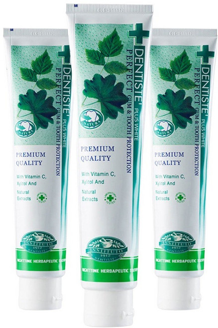 덴티스테 플러스 화이트 치약, 200g, 3개