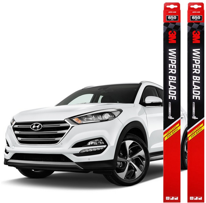 3M 플러스 와이퍼 2개 1세트 올뉴투싼 650mm+400mm