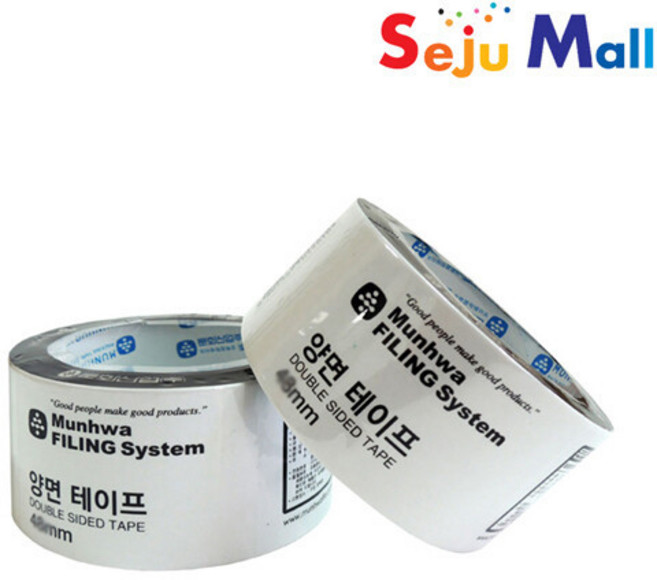 문화산업 필름 양면테이프 _ 12mm 16mm 24mm 48mm, 16mm(3롤)-필름양면